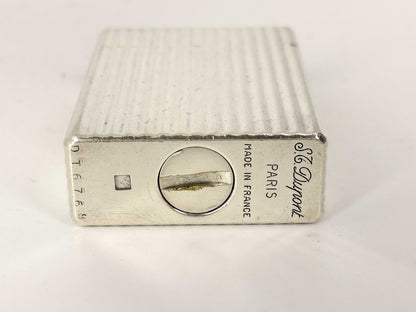 S.T. Dupont Line 1 Short Silver Lighter