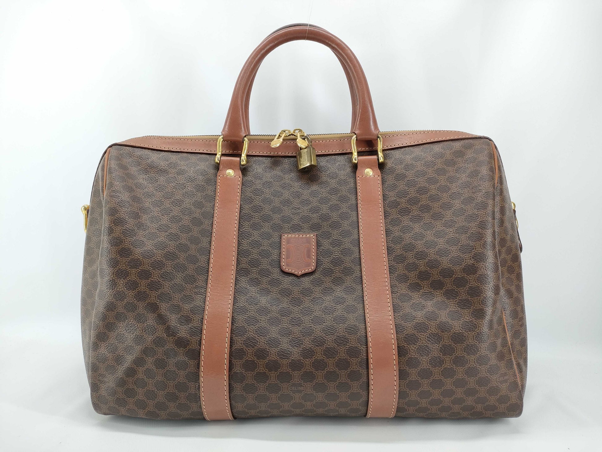CELINE Macadam Boston Bag
