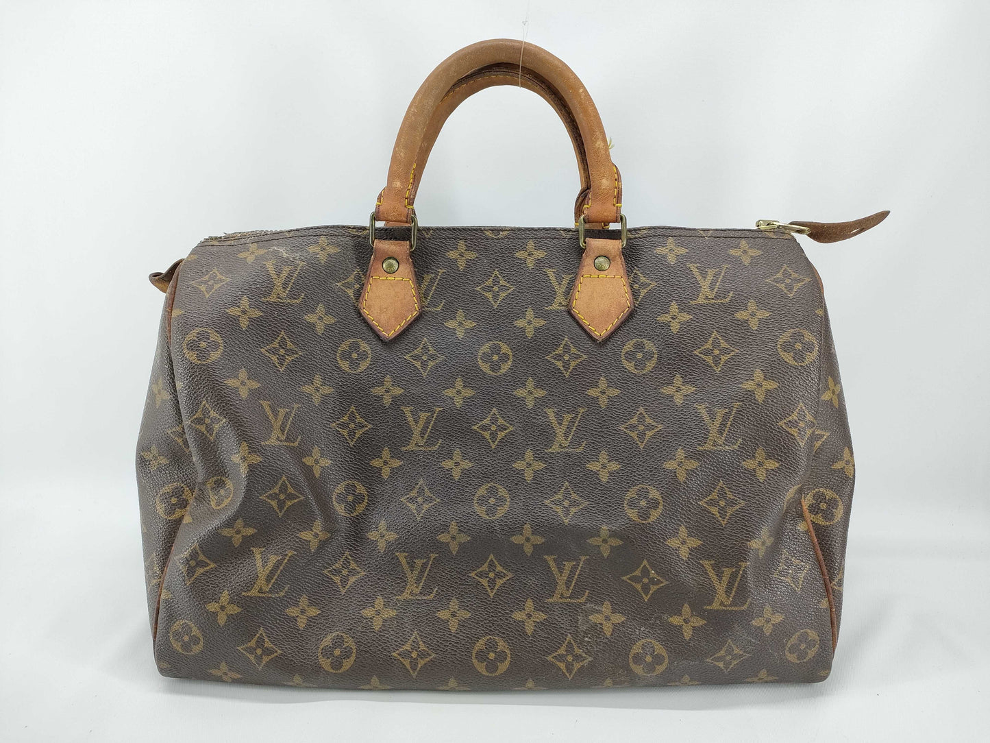 LOUIS VUITTON Monogram Louis Vuitton Speedy 35 Monogram Boston Bag Boston Bag