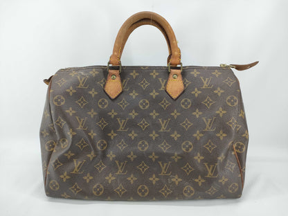 LOUIS VUITTON Monogram Louis Vuitton Speedy 35 Monogram Boston Bag Boston Bag