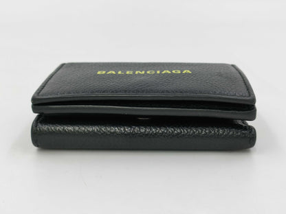 BALENCIAGA Tri-Fold Wallet Black Wallet