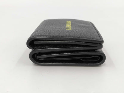 BALENCIAGA Tri-Fold Wallet Black Wallet