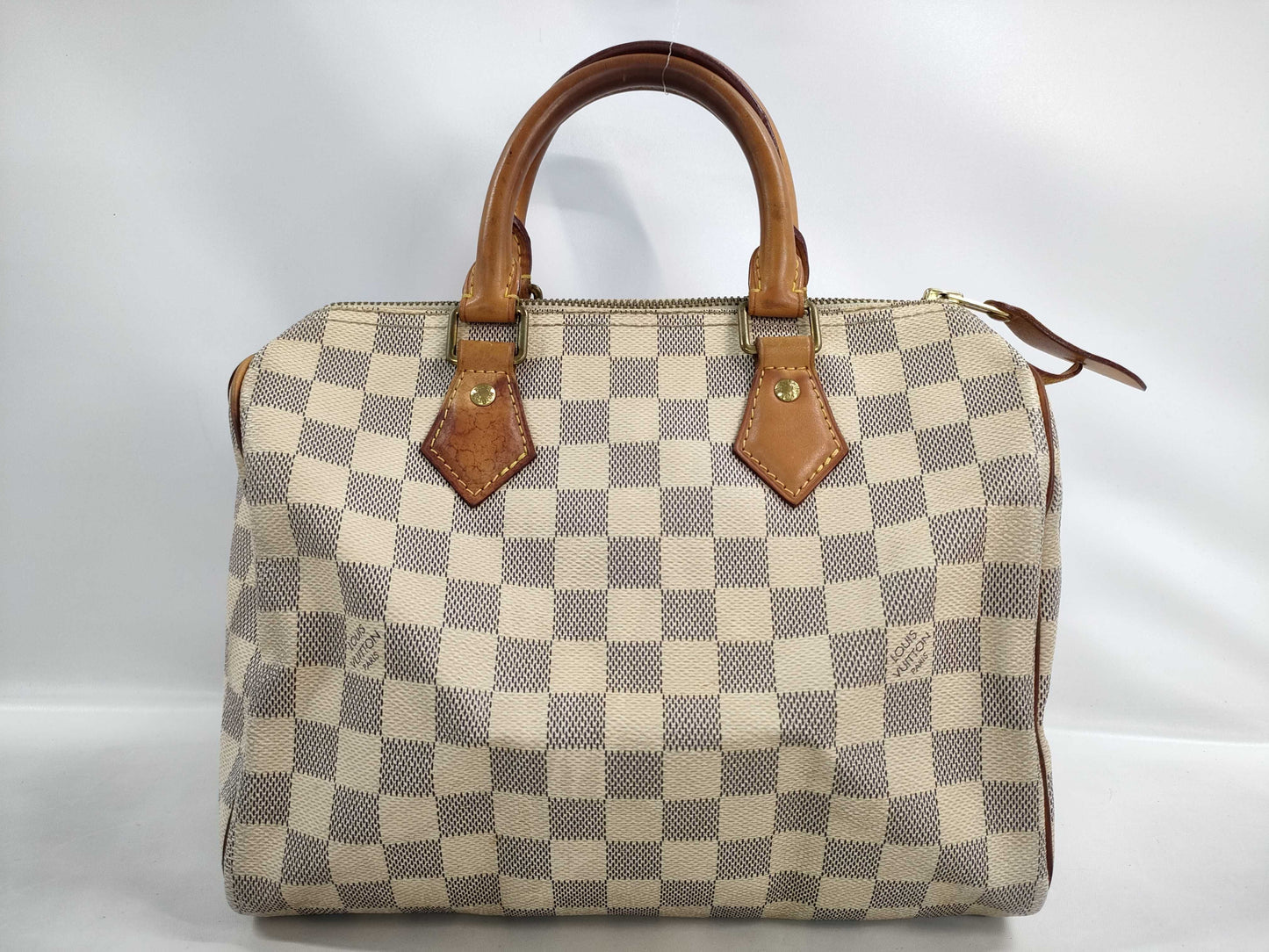 LOUIS VUITTON Damier Azur Speedy 25 Boston Bag MB2184 Handbag