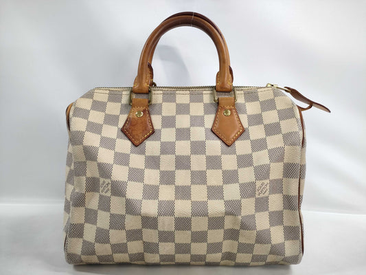 LOUIS VUITTON Damier Azur Speedy 25 Boston Bag MB2184 Handbag