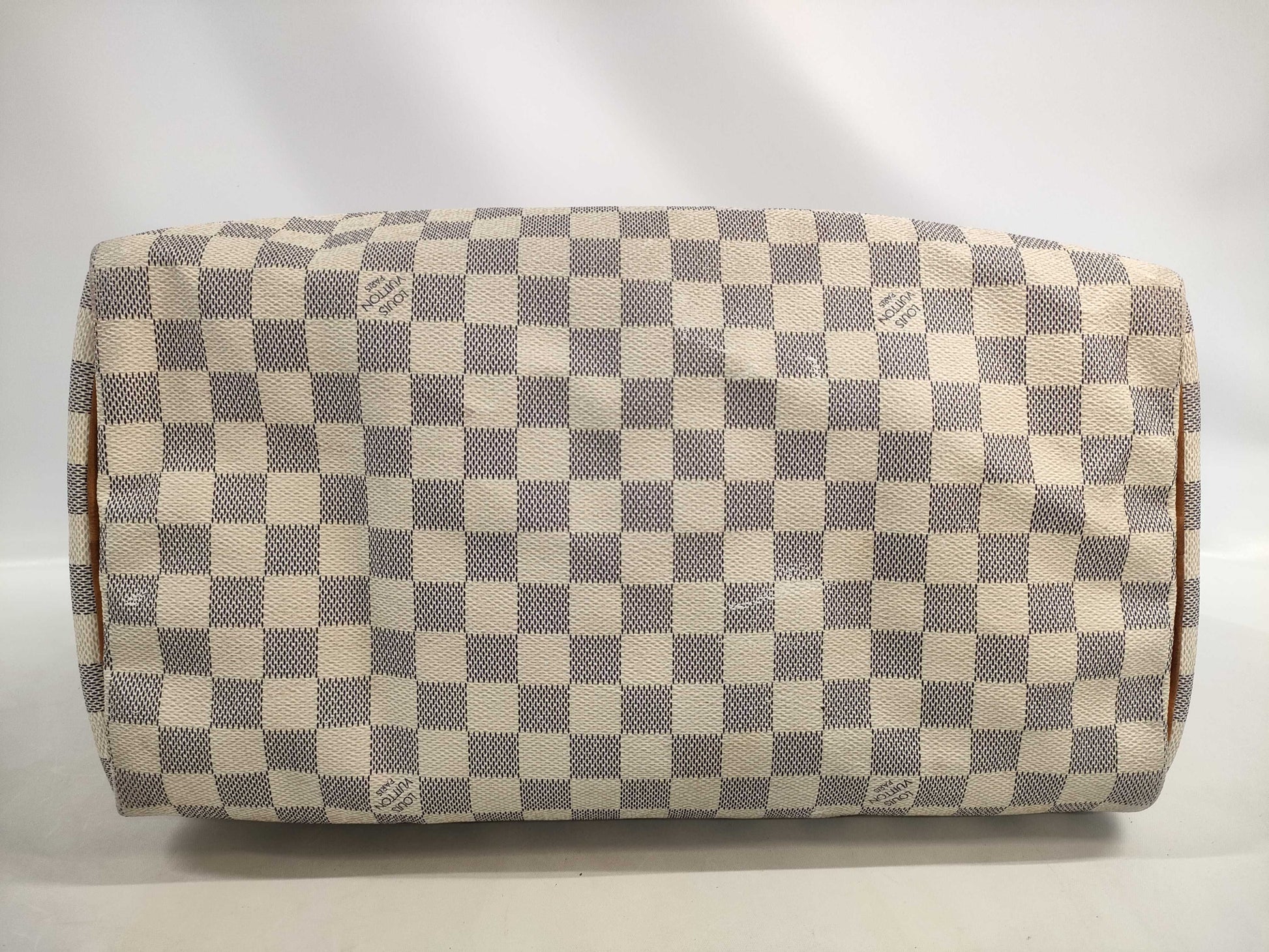 LOUIS VUITTON Damier Azur Speedy 35 DU4009 Boston Bag