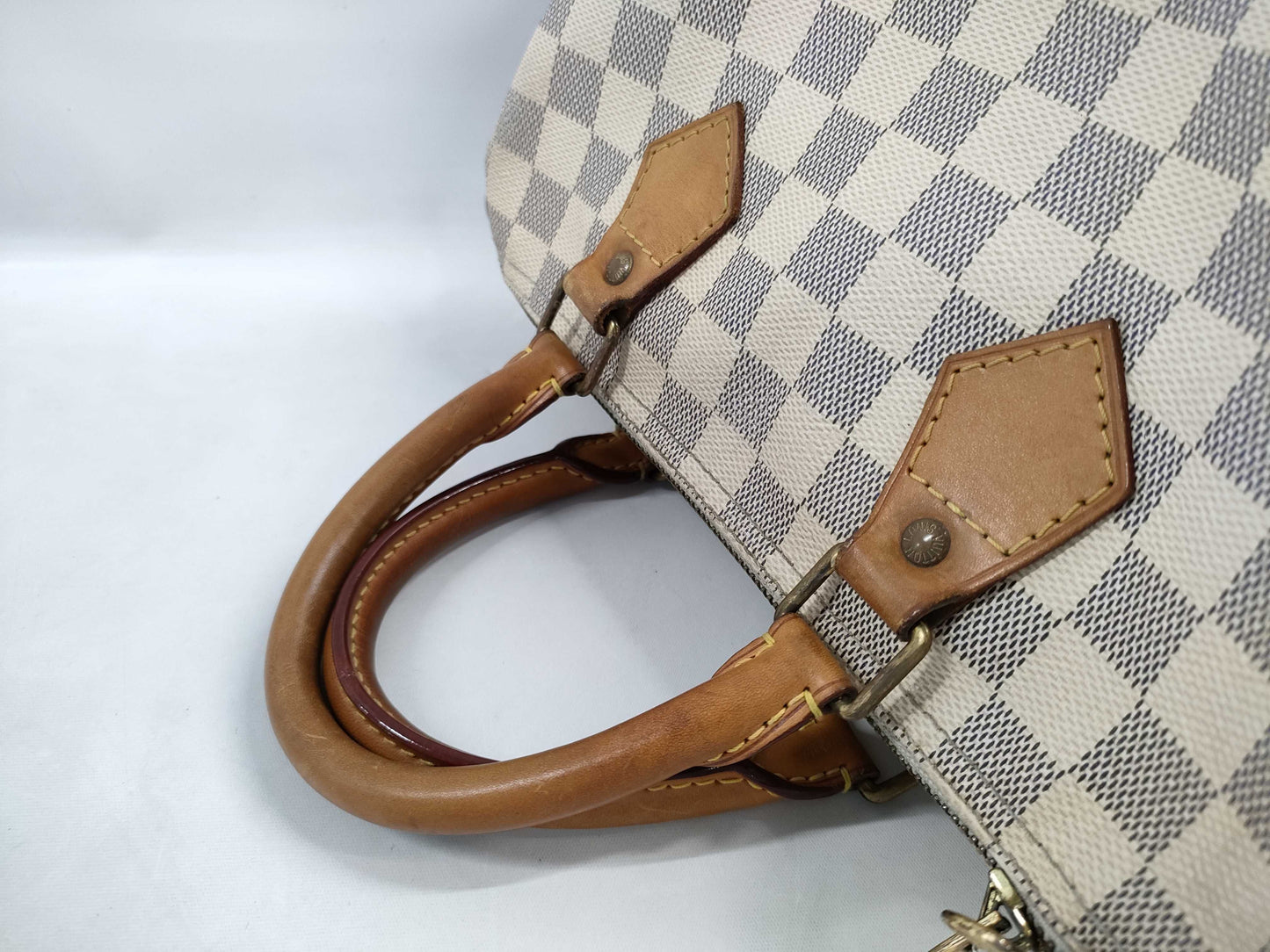 LOUIS VUITTON Azur Speedy Bandouliere 25 2-way Boston Bag DU1103 Boston Bag