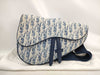 Dior Oblique Denim Saddle Shoulder Bag