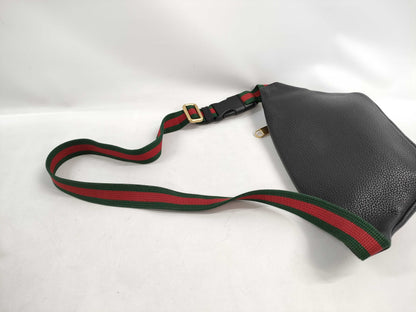 GUCCI logo print body bag/waist bag
