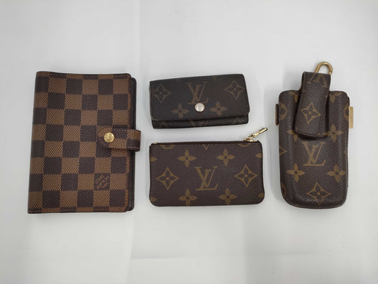 LOUIS VUITTON Vuitton Monogram Damier Accessory Set of 4 Wallets
