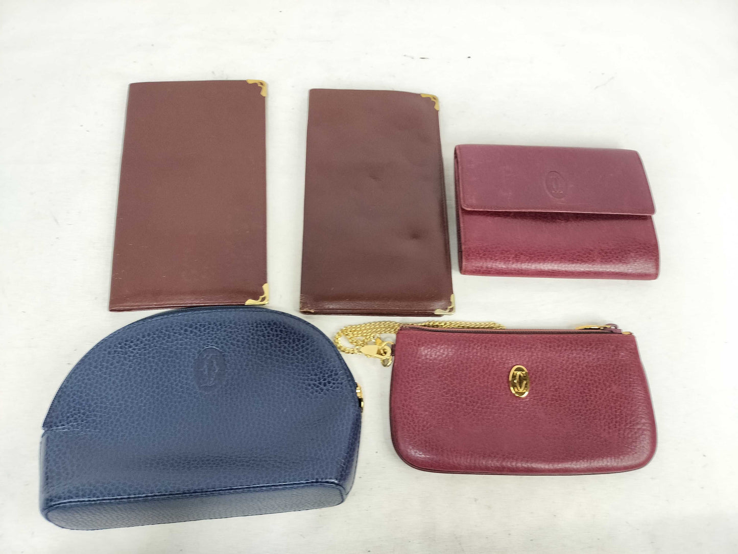 Cartier Must Wallet and Pouch 5-Piece Set