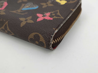 LOUIS VUITTON Vuitton Monogram Love Lock Zippy Coin Purse M64118 Wallet