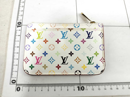 LOUIS VUITTON Monogram Multicolore Pochette Cle M93734 Coin Case