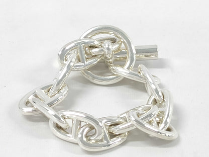 HERMES Chaine d'Ancre GM 11-link bracelet/bangle in SV925, 64.2g