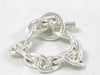 HERMES Chaine d'Ancre GM 11-link bracelet/bangle in SV925, 64.2g