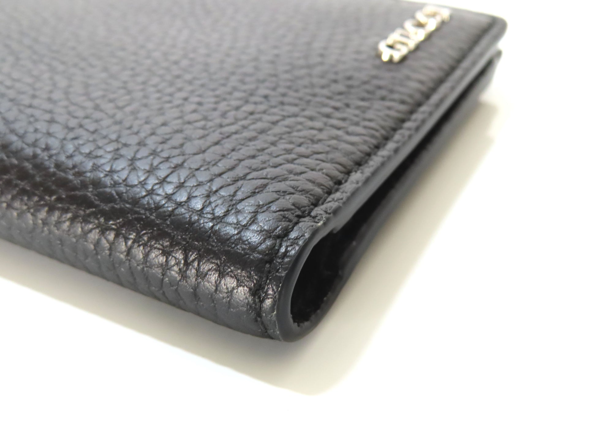 GUCCI 795292 Leather Bifold Wallet Black