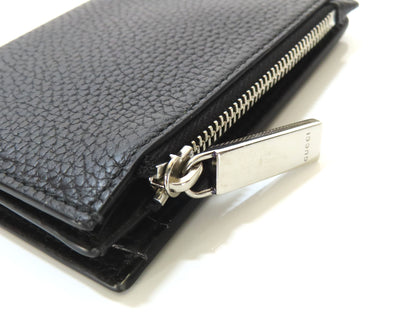 GUCCI 795292 Leather Bifold Wallet Black