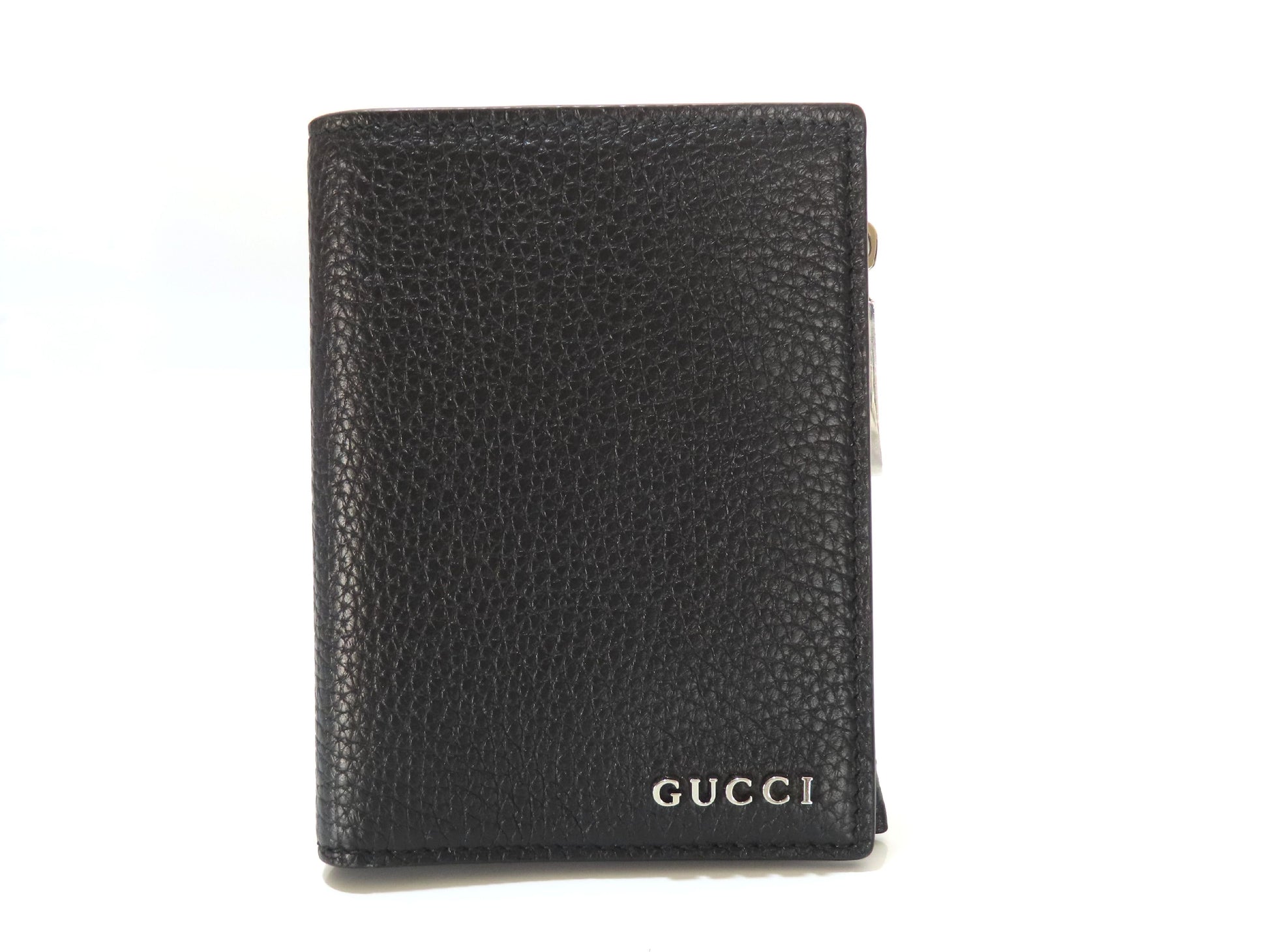 GUCCI 795292 Leather Bifold Wallet Black