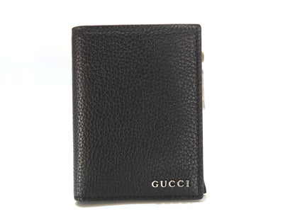 GUCCI 795292 Leather Bifold Wallet Black