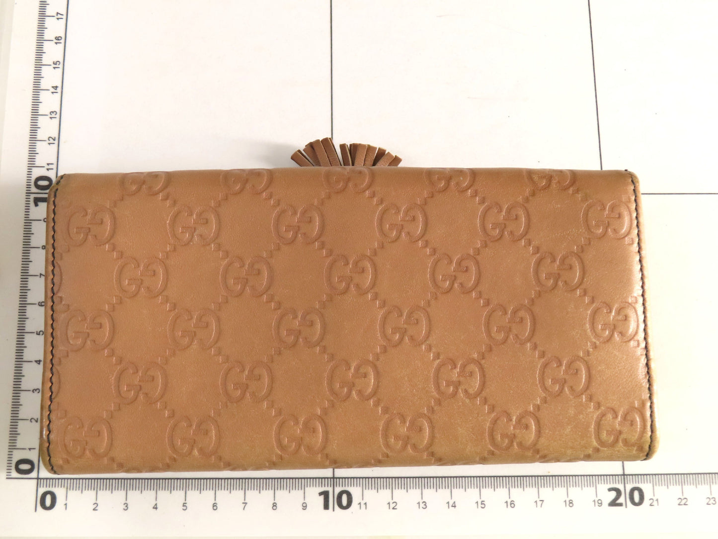 GUCCI Guccissima Horsebit Leather Wallet 295360