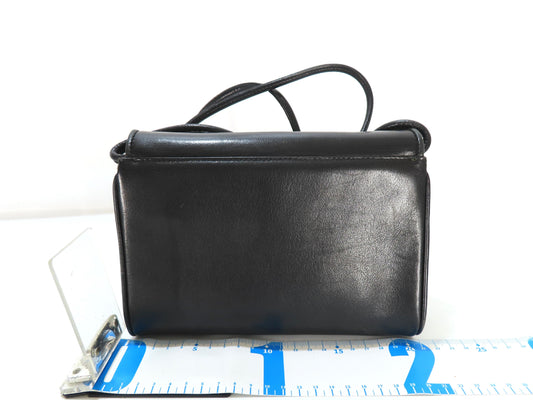 CELINE Triomphe Leather Shoulder Bag