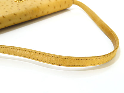 BVLGARI Bulgari Ostrich Shoulder Bag Shoulder Bag