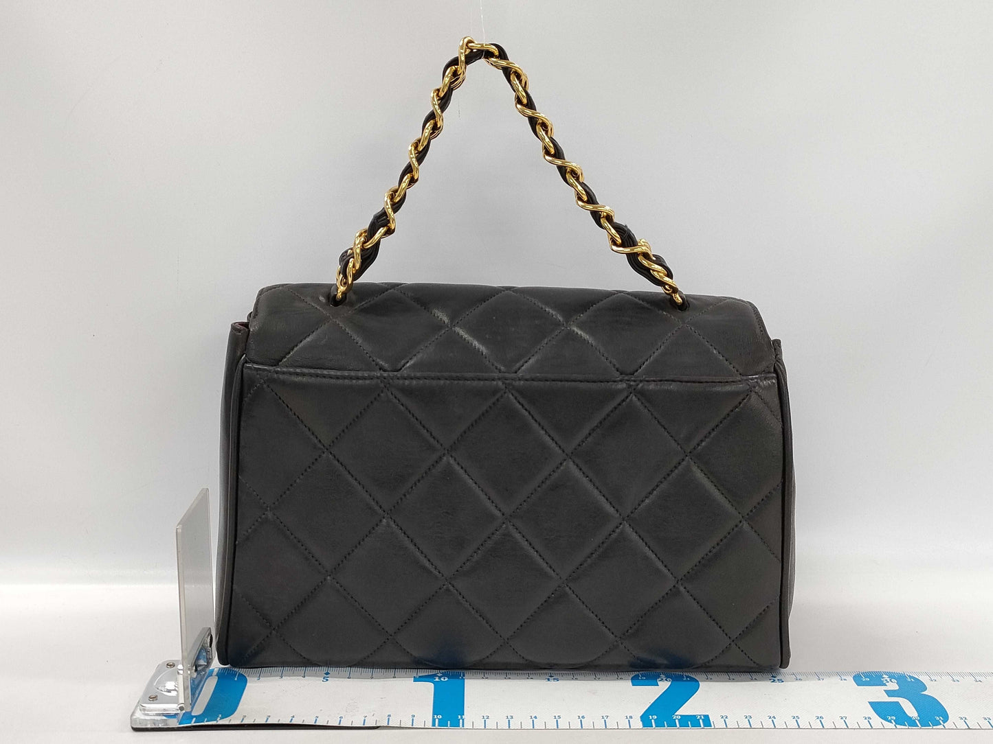 CHANEL Lambskin Matelasse Chain Handbag Shoulder Bag