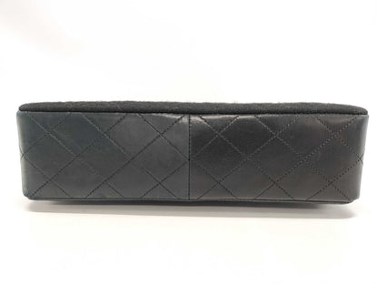 CHANEL Lambskin Jersey Matelasse Chain Shoulder Bag
