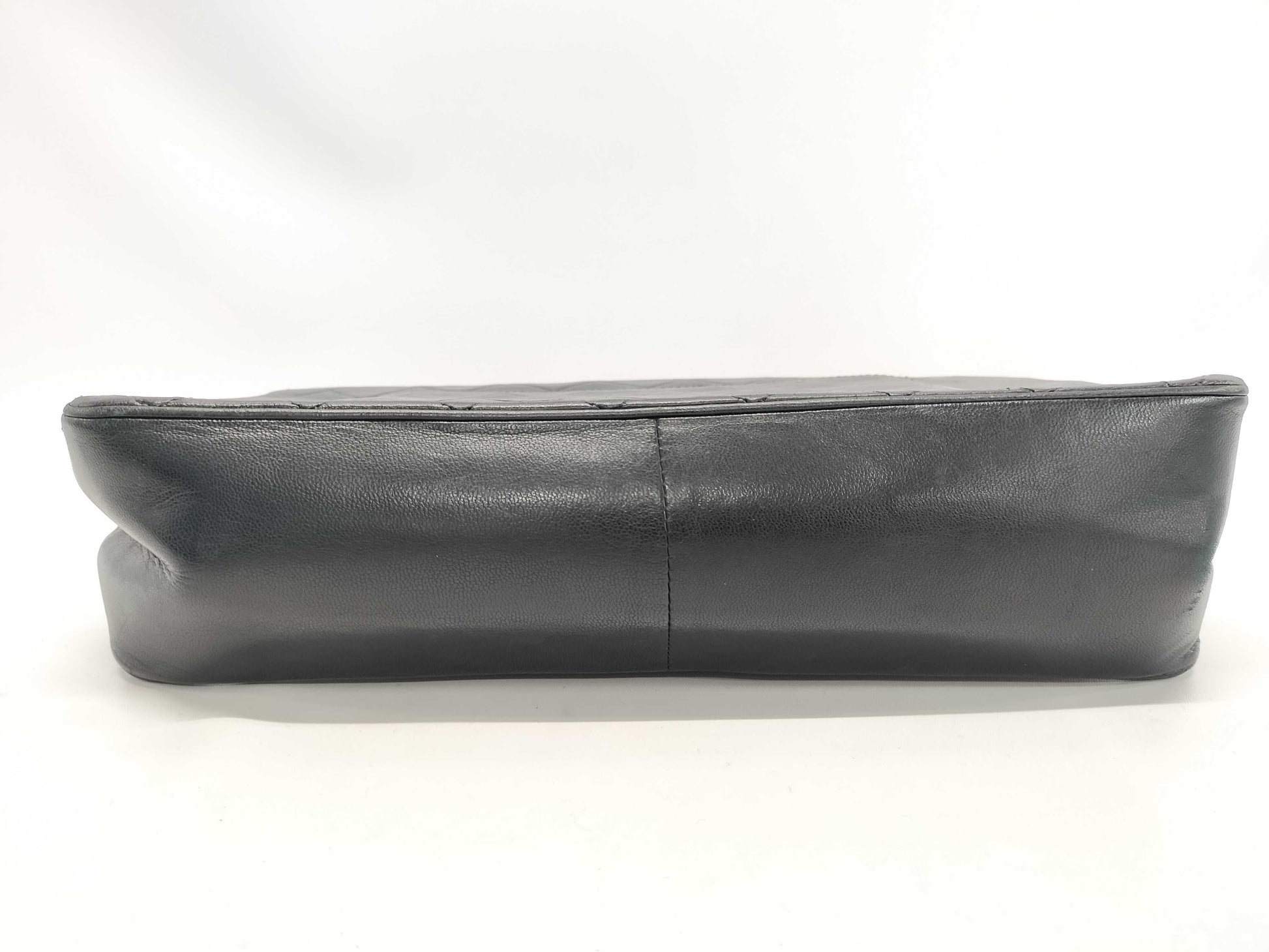 CHANEL Lambskin Matelasse Double Flap Chain Shoulder Bag