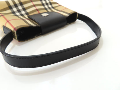 BURBERRY Nova Check One-Shoulder Handbag