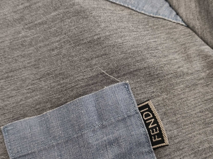 FENDI FENDI cut and sew T-shirt
