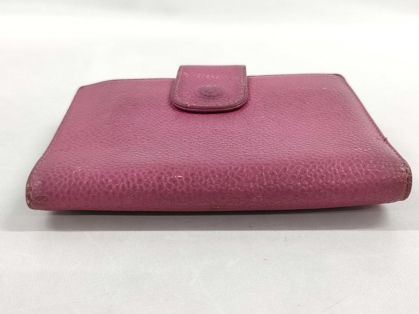 CHANEL Leather Tri-fold Wallet