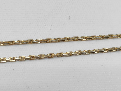Dior Dior Gold & White Long Necklace with 4-Line Logo Motif, Made in Germany, 14.1g