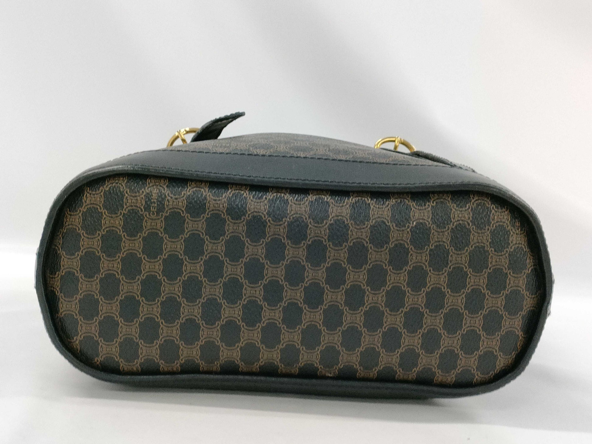 CELINE Black Macadam Handbag