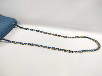 CHANEL Chain Shoulder Bag Blue No. 2 Shoulder Bag