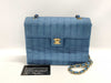 CHANEL Chain Shoulder Bag Blue No. 2 Shoulder Bag