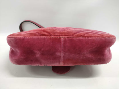 GUCCI 446744 GG Marmont Rose Red A024578184 Shoulder Bag