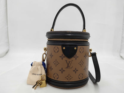 LOUIS VUITTON LOUISVUITTON Monogram Reverse Cannes Shoulder Bag M43986 RFID Shoulder Strap/Key/Cadena Handbag