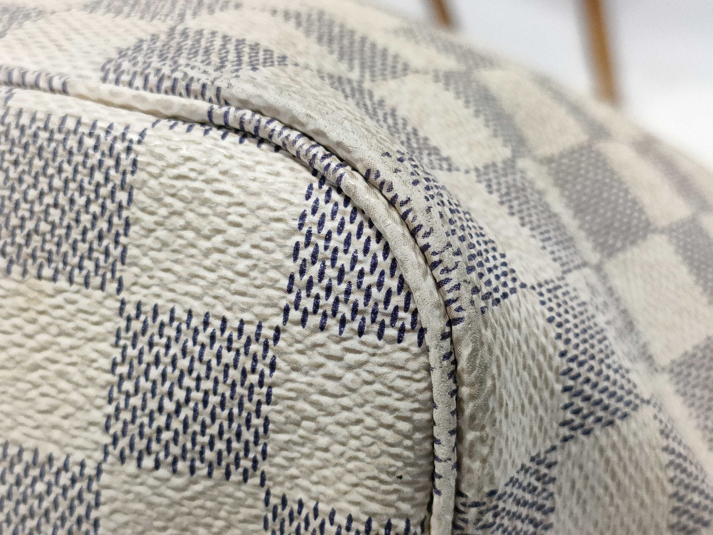 LOUIS VUITTON N51107 Azur Neverfull MM SL2140 New Tote Bag