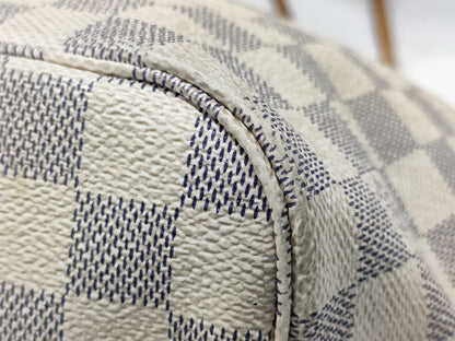 LOUIS VUITTON N51107 Azur Neverfull MM SL2140 New Tote Bag