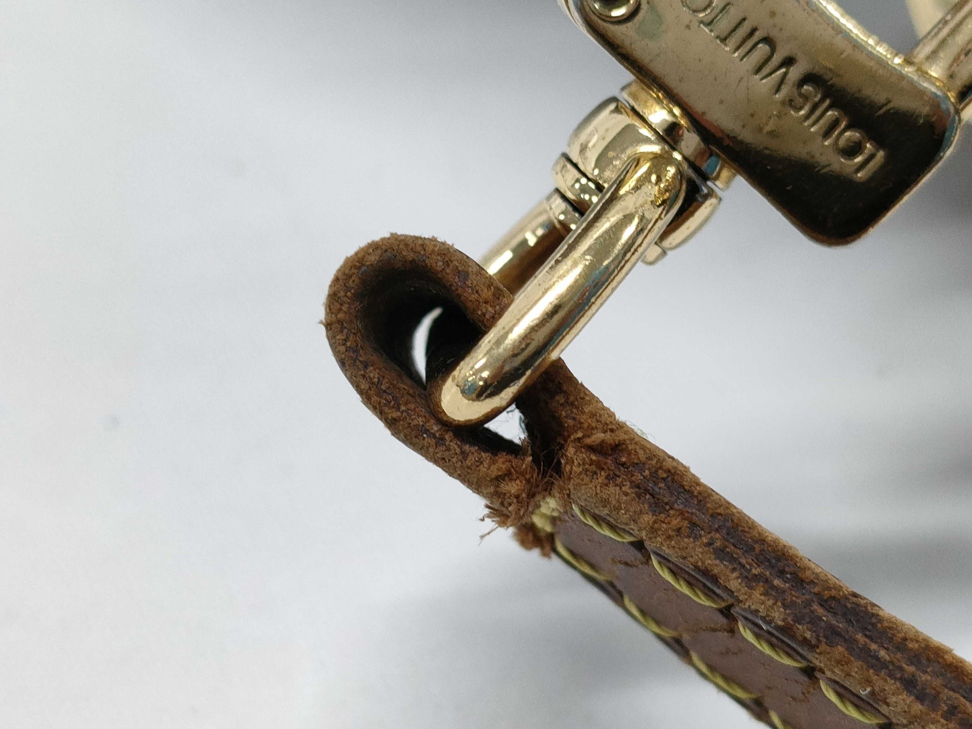 LOUIS VUITTON Damier Palermo PM M40145 SR3151 Brown Shoulder Bag