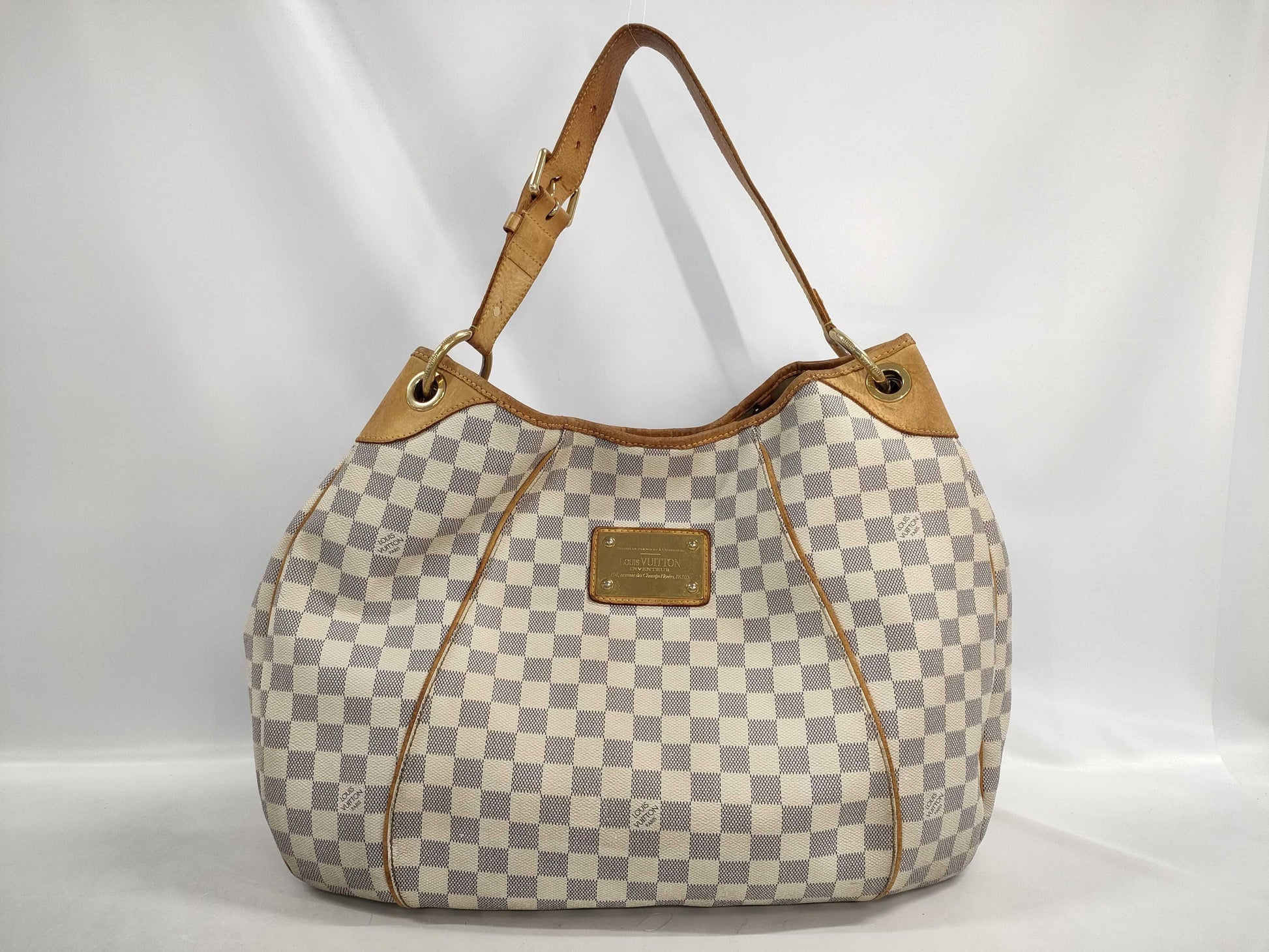 LOUIS VUITTON Galliera GM Damier Azur Shoulder Bag N55216 SP4058