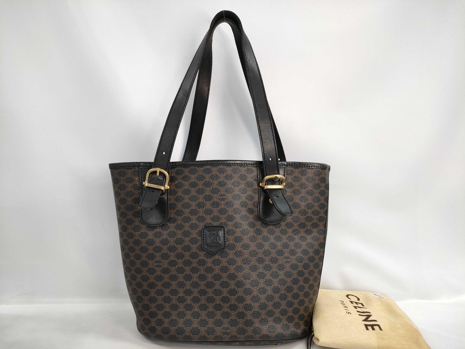 CELINE Handbag Macadam Tote Bag