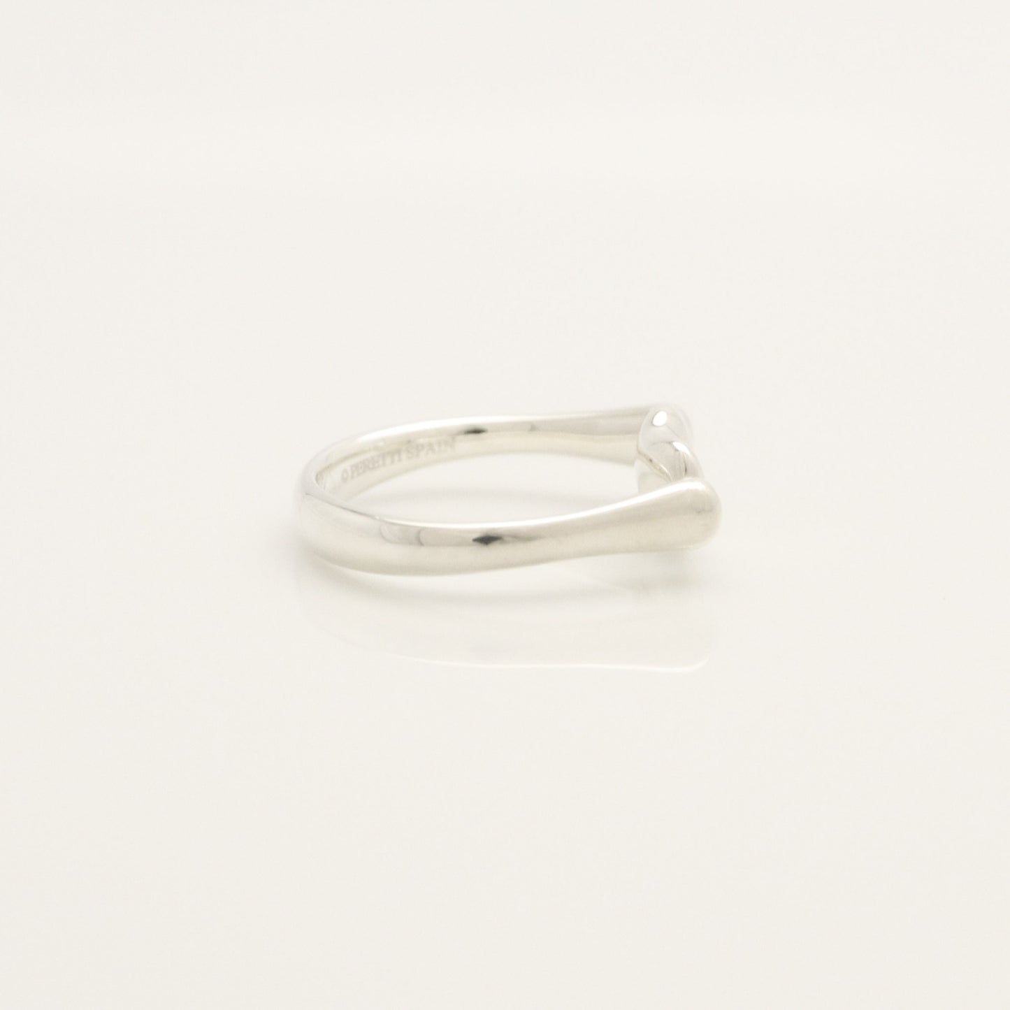 Tiffany & Co. Bean Ring, 925 Sterling Silver, 2.66g