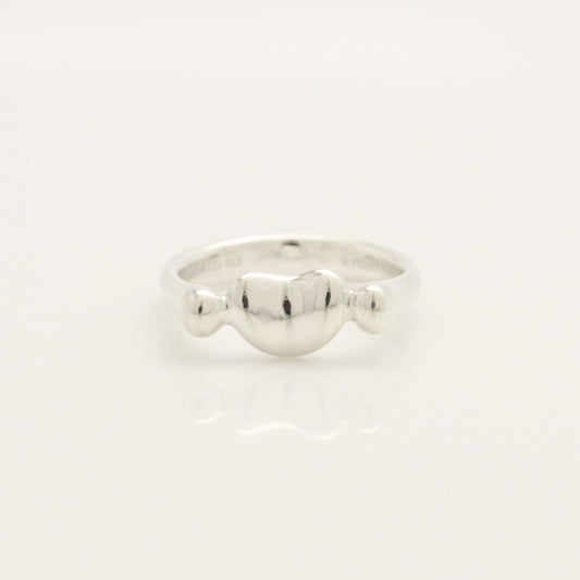 Tiffany & Co. Bean Ring, 925 Sterling Silver, 2.66g