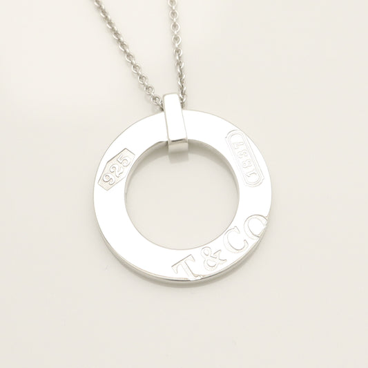 Tiffany & Co. 1837 Round Circle Necklace in Sterling Silver - Weight: 7.89g