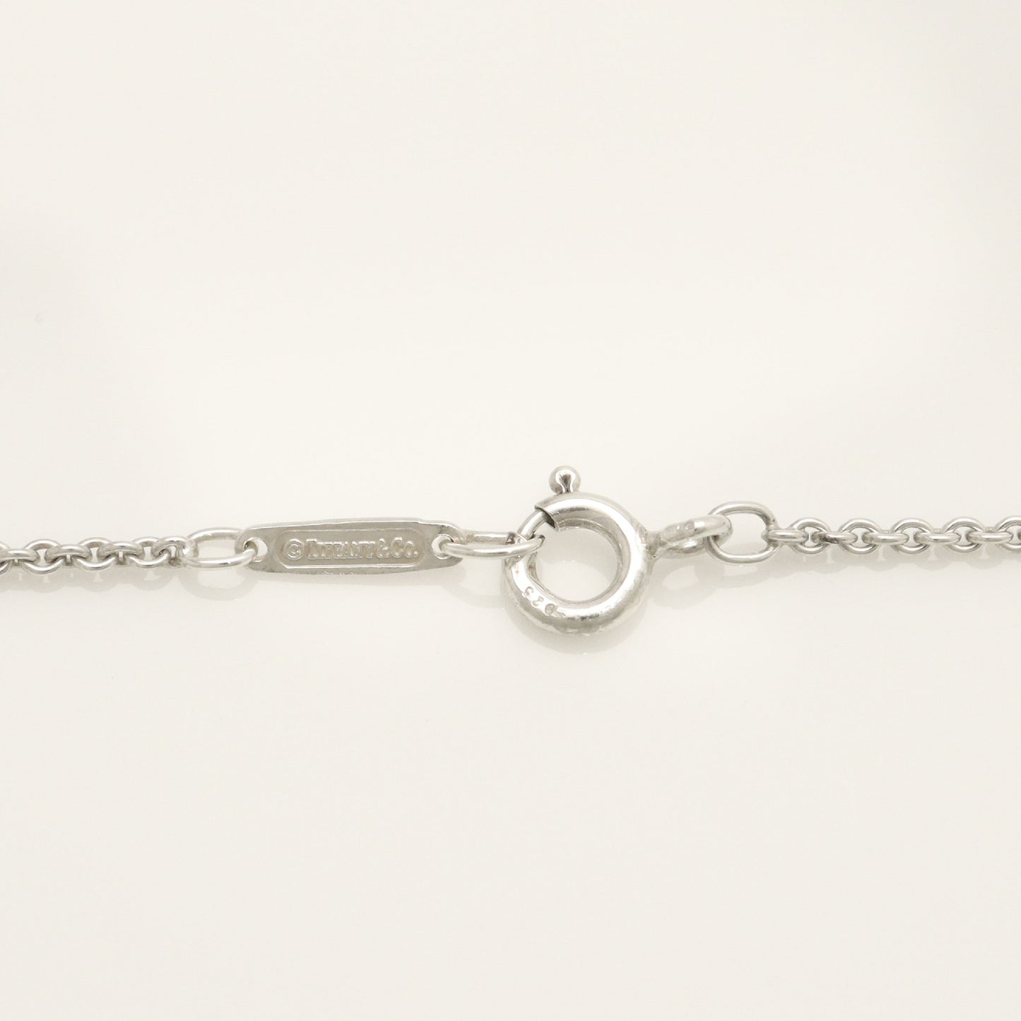 Tiffany & Co. 1837 Round Circle Necklace in Sterling Silver - Weight: 7.89g