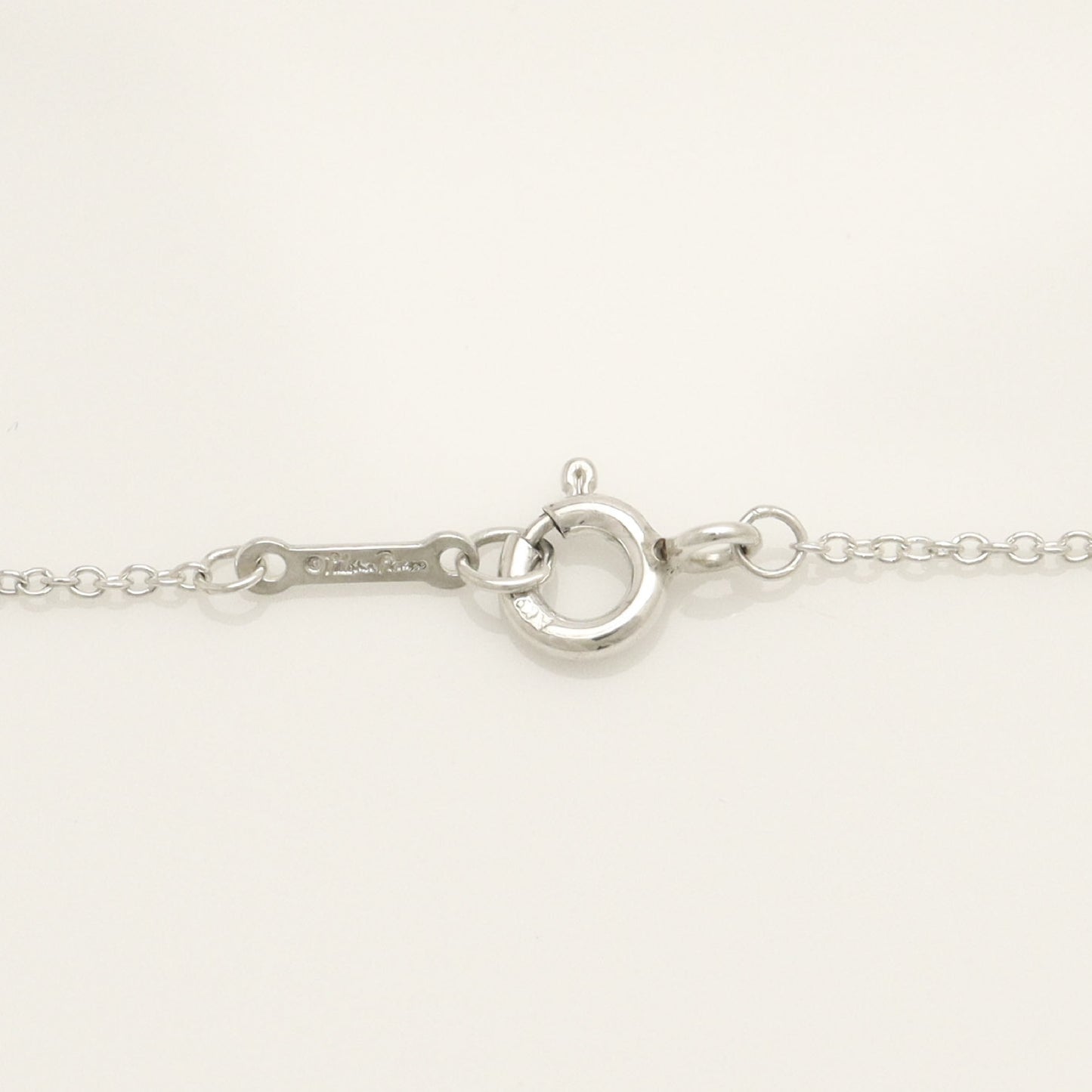 Tiffany & Co. Mini Kiss Cross Paloma Picasso Necklace in 925 Sterling Silver, 12.7g