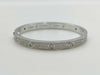 Cartier Love Breath #18 Full Paved Diamond WG AU750 48.1g Bracelet Bangle 