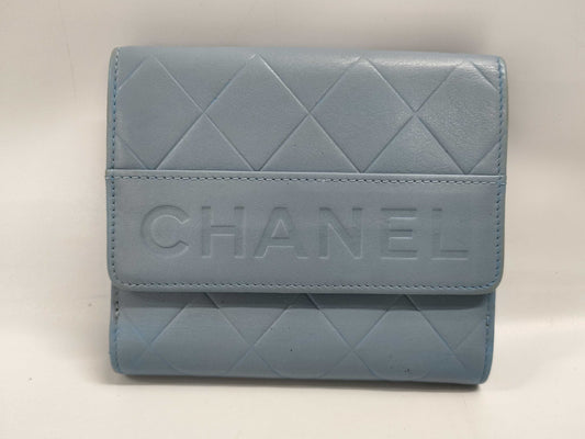 CHANEL Camellia Folding Wallet with Seal