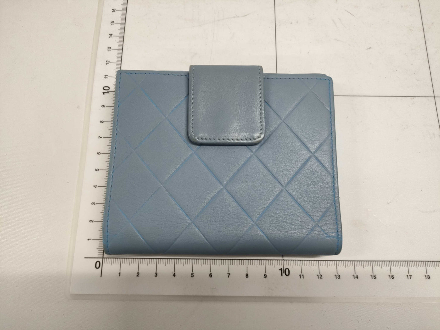CHANEL Camellia Folding Wallet with Seal